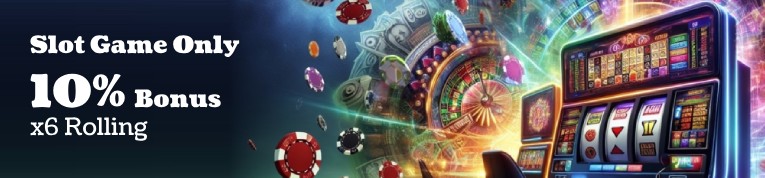 10% Slot Game Deposit Boost